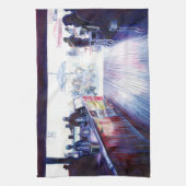 ニューヨーク，コニーアイランド，ルビー's キッチンタオル (縦)