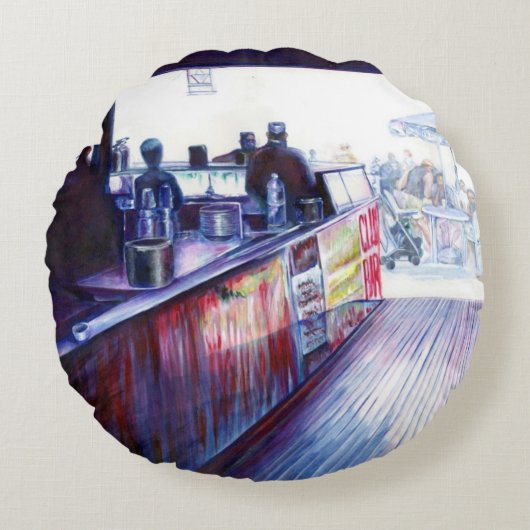 ニューヨーク，コニーアイランド，ルビー's ラウンドクッション (正面)