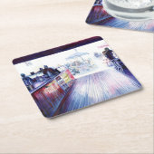 ニューヨーク・コニー・アイランド・ルビーズ スクエアペーパーコースター (アングル)