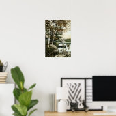 ニューヨーク，サラナク湖 ポスター (ホームオフィス)