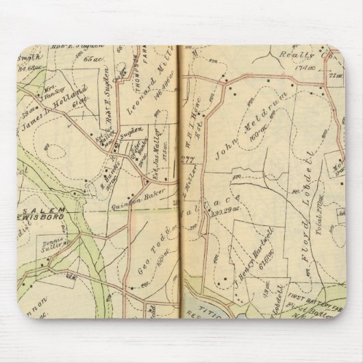 ニューヨーク·サレム マウスパッド (正面)