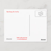 ニューヨーク・シティ・サイケ・グリーティング ポストカード (裏面)