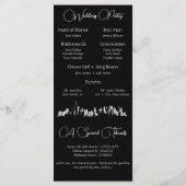 ニューヨーク・シティ・スカイライン・プログラム (裏面)