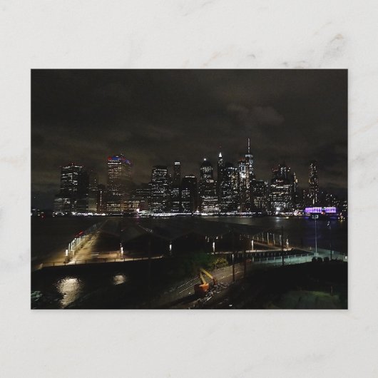 ニューヨーク・シティ・スカイライン#2はがき ポストカード (正面)