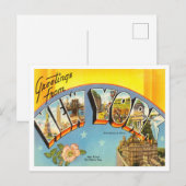 ニューヨーク・シティ・ヴィンテージ・トラベルからの挨拶 ポストカード (正面/裏面)