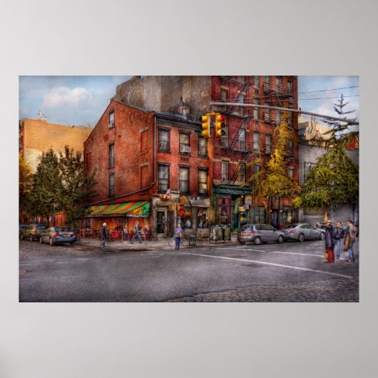 ニューヨーク – シティ – 片道の角&この道 ポスター (正面)