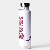 「ニューヨーク・シティ」、「I Love New York」カスタムデザイン ウォーターボトル (右面)