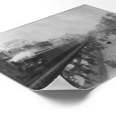 ニューヨーク・シティNY高架鉄道 ポスター (角)