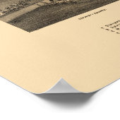 ニューヨーク・ショートビルの地図 – 1892 ポスター (角)