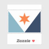 ニューヨーク・シラキュース国旗 シール (シート)