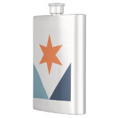 ニューヨーク・シラキュース国旗 フラスク (左)