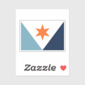 ニューヨーク・シラキュース州旗 シール (シート)