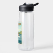 ニューヨーク,ジョージ湖 | ヴィンテージ船 ウォーターボトル (左面)