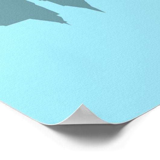 ニューヨーク・スカイラインとの自由の女神 ポスター (角)