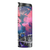 ニューヨーク，スカイ，シティ タンブラー (回転右)