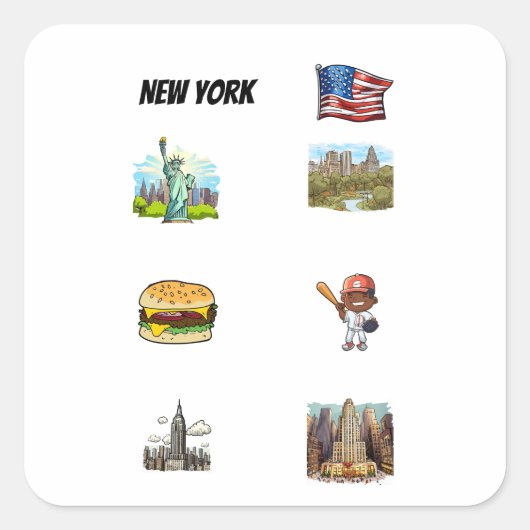 ニューヨーク スクエアシール (正面)