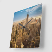 ニューヨーク スクエア壁時計 (傾斜)