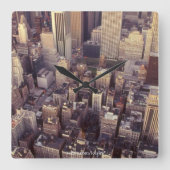 ニューヨーク スクエア壁時計 (正面)