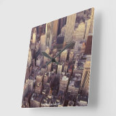 ニューヨーク スクエア壁時計 (傾斜)