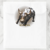 ニューヨーク ステッカー ニューヨーク ブル ソベニア ステッカー (バッグ)