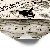 ニューヨーク・スピーカーシー地図Improvement Era Harlem ポスター (コーナー)