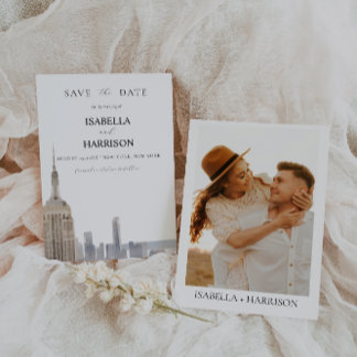 ニューヨーク セーブ・ザ・デート テンプレート