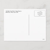 ニューヨーク タイムズスクエア 年初め ポストカード (裏面)