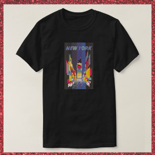 ニューヨーク・タイムズ・スクエア・ポスター Tシャツ