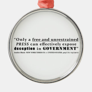 ニューヨーク・タイムズCo v米国403私達713 1971年 メタルオーナメント