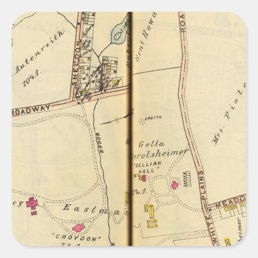 ニューヨーク，タリータウン2 スクエアシール (正面)