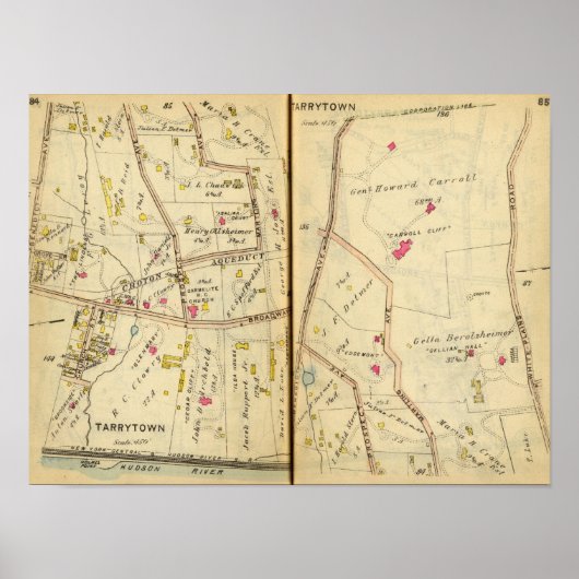 ニューヨーク，タリータウン3 ポスター (正面)