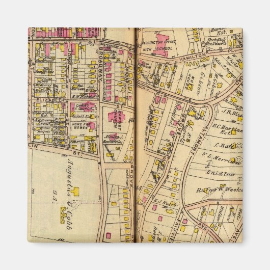 ニューヨーク，タリータウン4 マグネット (正面)