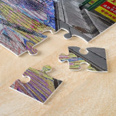 ニューヨーク,チャイナタウン ジグソーパズル (側面)