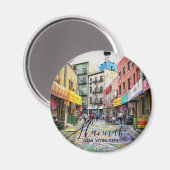 ニューヨーク・チャイナタウン マグネット (正面/裏面)