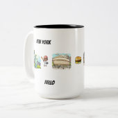 ニューヨーク ツートーンマグカップ (正面左)