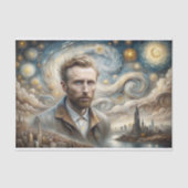 ニューヨーク・デコページの星空の夜 薄葉紙 (正面)