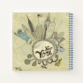 ニューヨーク・ドドル・ポスター ノートブック (裏面)