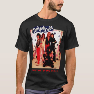 ニューヨーク・ドールズ ナイト・オブ・リビング・ドールズ ヴィンテージ バンドデザイン Tシャツ