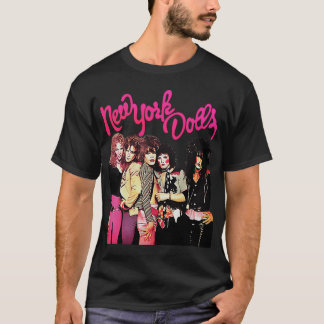 ニューヨーク・ドールズ フルバンド グラムパンク ビンテージ デザイン Tシャツ