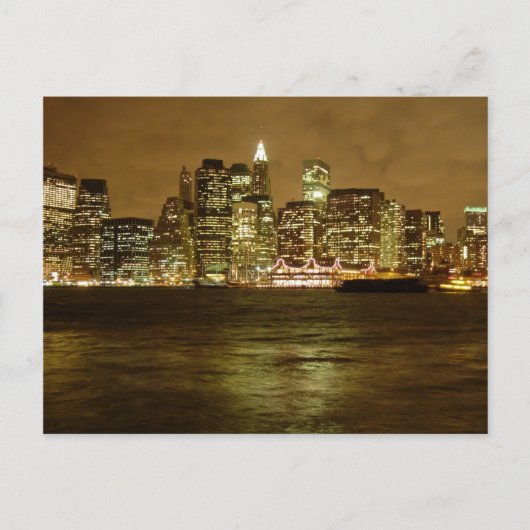 ニューヨーク・ナイト・ポストカード ポストカード (正面)