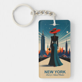 ニューヨーク：ナチュラルの疑問に思地 キーホルダー