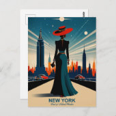 ニューヨーク：ナチュラルの疑問に思地 ポストカード (正面/裏面)