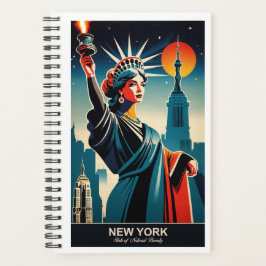 ニューヨーク：ナチュラル州美しい プランナー手帳