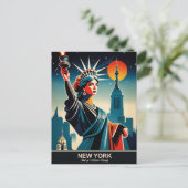 ニューヨーク:ナチュラル州美しい ポストカード (スタンド正面)