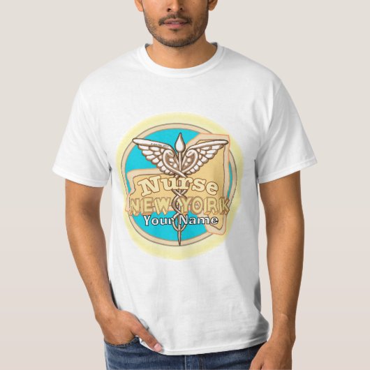 ニューヨーク ナース カドゥケウス Tシャツ (正面)