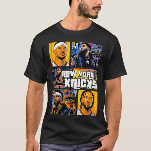 ニューヨーク・ニックス Aesthetic Foundry Tシャツ (正面)