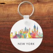 ニューヨーク、ニューヨークのスカイラインWB1 - キーホルダー (正面)