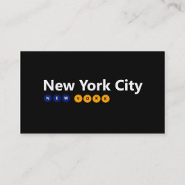 ニューヨーク，ニューヨークの名刺 名刺