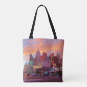 ニューヨーク – ニューヨークホテル#3オールオーバープリントトート トートバッグ (裏面)