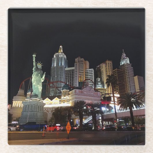 ニューヨーク – ニューヨークホテル#4グラスコアスター ガラスコースター (正面)